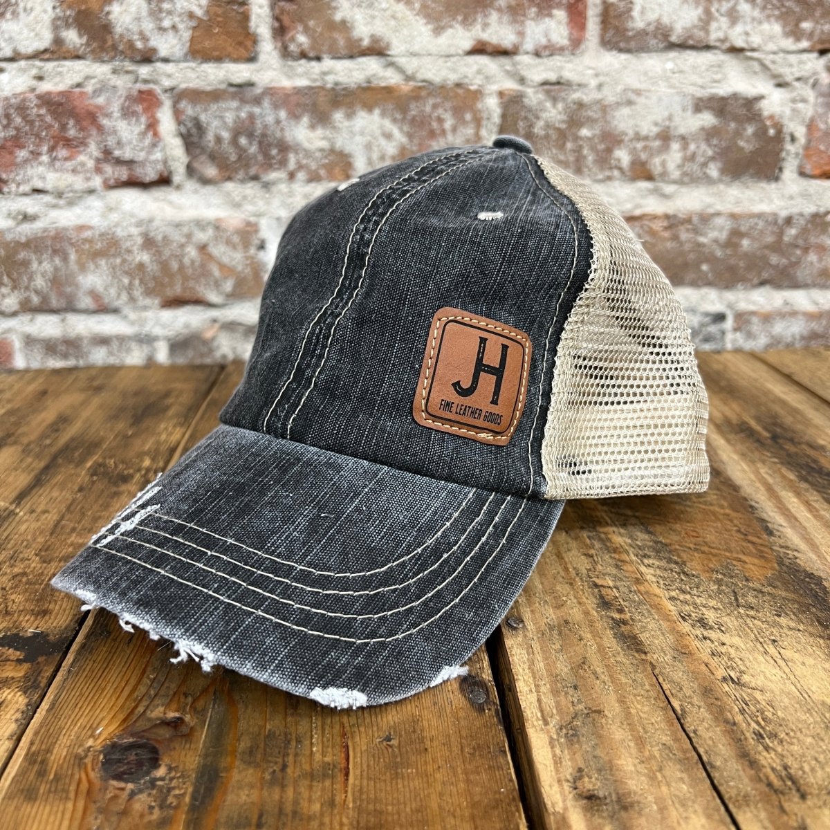 JH Ball Cap - Gray/Tan - Jill's Homestead
