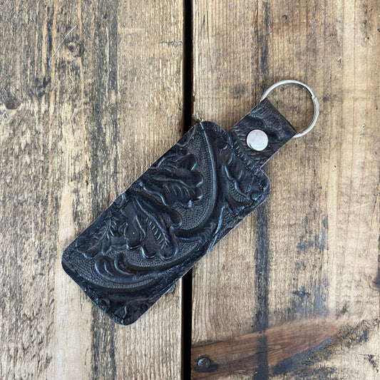 Lip Balm Holder - Brown/Brown