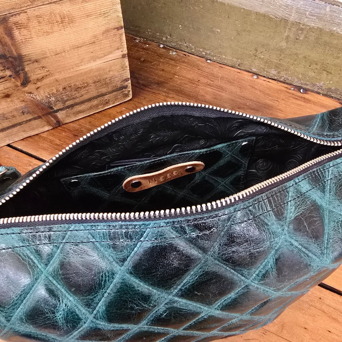 Livingston Mini - Quilted Teal - Jill's Homestead
