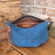 Livingston Mini - Turquoise Suede - Jill's Homestead