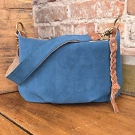 Livingston Mini - Turquoise Suede - Jill's Homestead