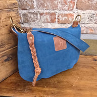 Livingston Mini - Turquoise Suede - Jill's Homestead