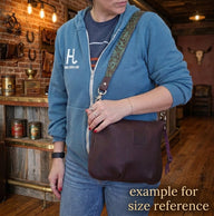 Livingston Mini - Whiskey + Dark Denim - Jill's Homestead