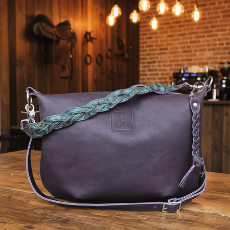 Fine Italian Leather Shoulder Bag by Jill's Homestead
