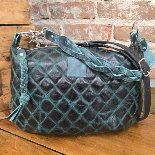 Livingston - Quilted Teal - Jill's Homestead