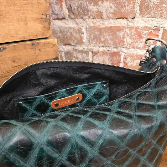 Livingston - Quilted Teal - Jill's Homestead