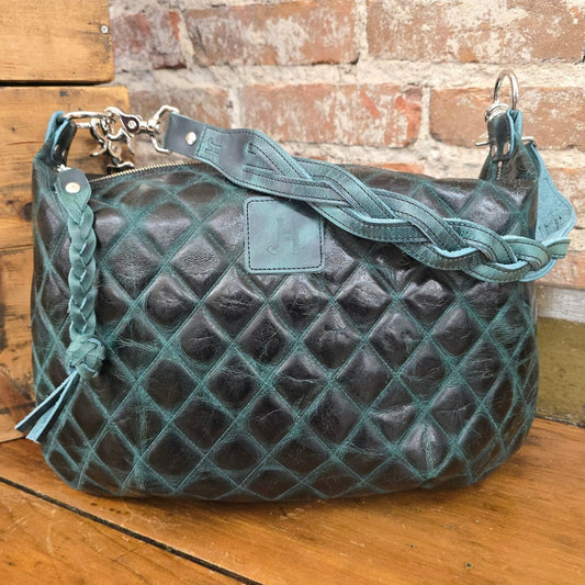 Livingston - Quilted Teal - Jill's Homestead