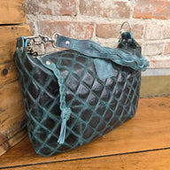 Livingston - Quilted Teal - Jill's Homestead