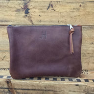 Medium Cowhide Catchall (Siena) - Jill's Homestead