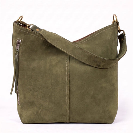 Outrider - Olive Suede