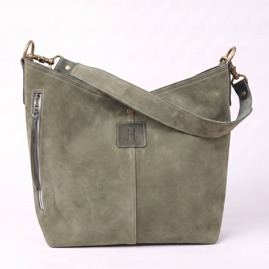 Outrider - Olive Suede