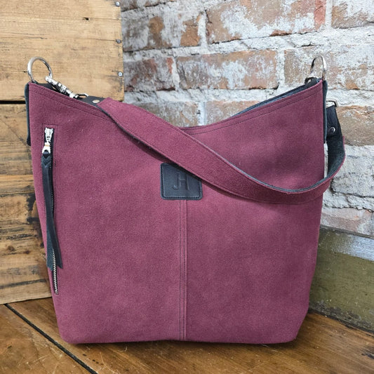 Outrider - Red Velvet Suede