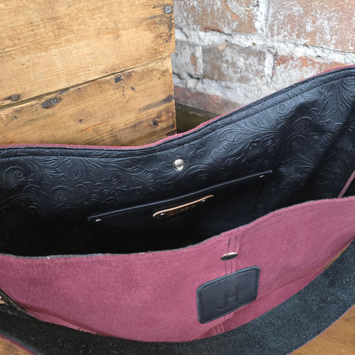Outrider - Red Velvet Suede