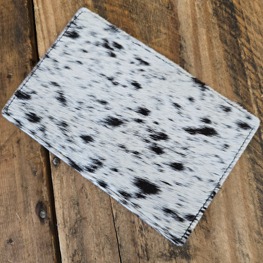 Cowhide Card Holder (Plum)