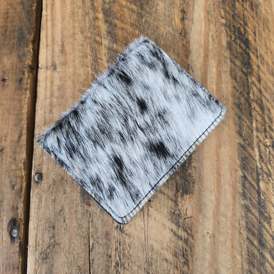 Cowhide Card Holder (Gunmetal)