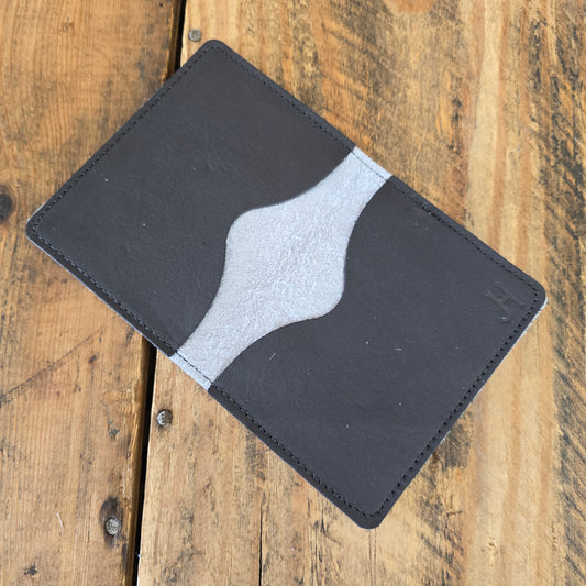 Cowhide Card Holder (Gunmetal)