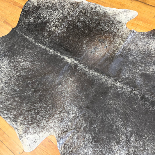 Cowhide Rug - 12B - Speckled Chocolate/Brown