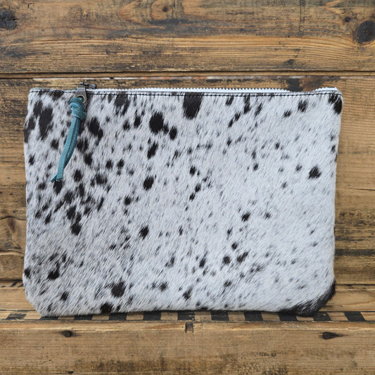 Medium Cowhide Catchall (Mediterranean)