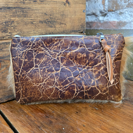 Small Cowhide Catchall (Light Crackle)