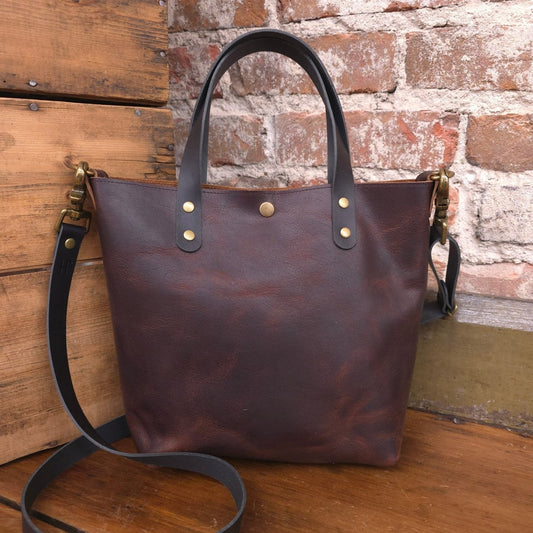 Shorty Tote - Chestnut - Jill's Homestead