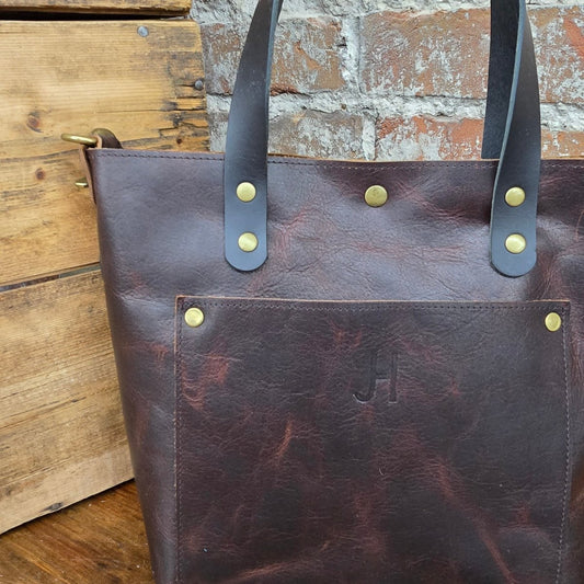 Shorty Tote - Chestnut - Jill's Homestead