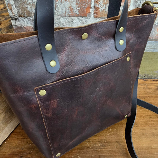 Shorty Tote - Chestnut - Jill's Homestead
