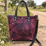 Shorty Tote - Merlot - Jill's Homestead