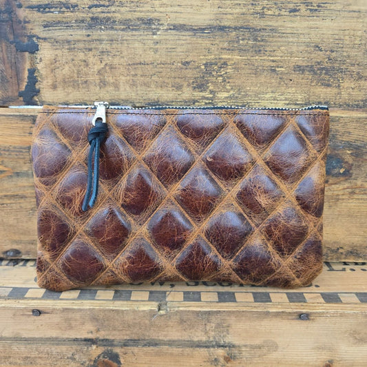 Small Catchall - Quilted Caramel