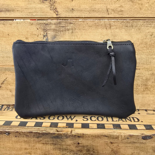 Small Cowhide Catchall (Black) - Jill's Homestead