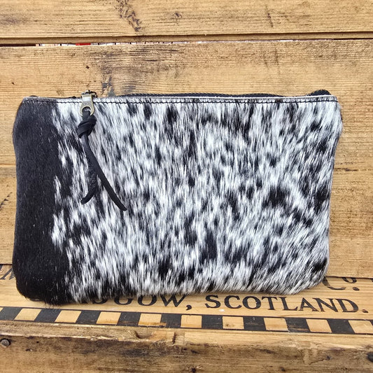 Small Cowhide Catchall (Black) - Jill's Homestead