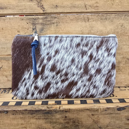 Small Cowhide Catchall (Cobalt) - Jill's Homestead