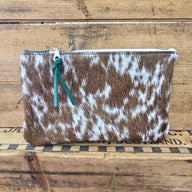Small Cowhide Catchall (Kelly Green) - Jill's Homestead