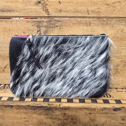 Small Cowhide Catchall (Magenta) - Jill's Homestead