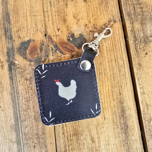 Square Charm - JH + Chicken Logo