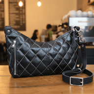 Tapadero - Quilted Black + Pink Stitching - Jill's Homestead