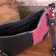 Tapadero - Red Bandana + Black - Jill's Homestead