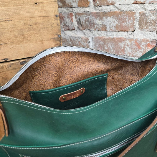 The Bozeman - Kelly Green + Chestnut - Jill's Homestead