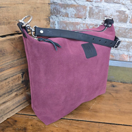 The Bozeman - Red Velvet Suede