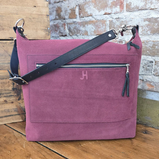 The Bozeman - Red Velvet Suede - Jill's Homestead