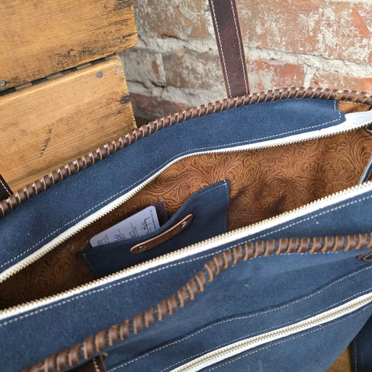 The Daisy (Navy Suede) 11072 - Jill's Homestead