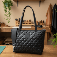 The Daisy - Quilted Black - Jill's Homestead