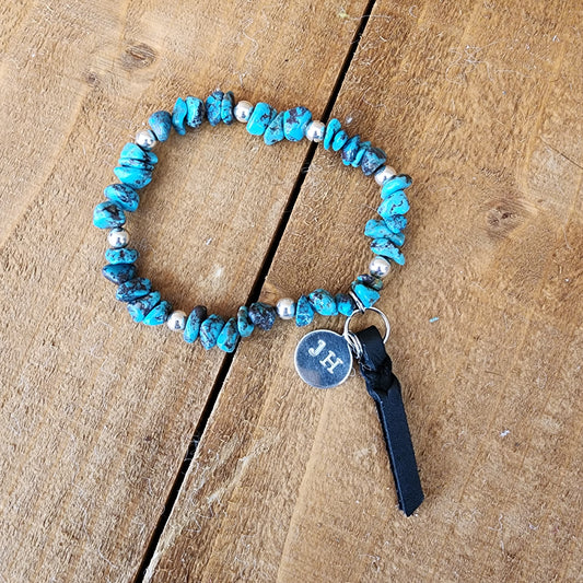 Turquoise + Sterling Silver Bracelet