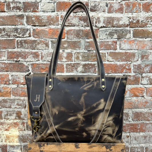 Longchamp Le Pliage Cuir Leather Tote Natural at Jill's Consignment