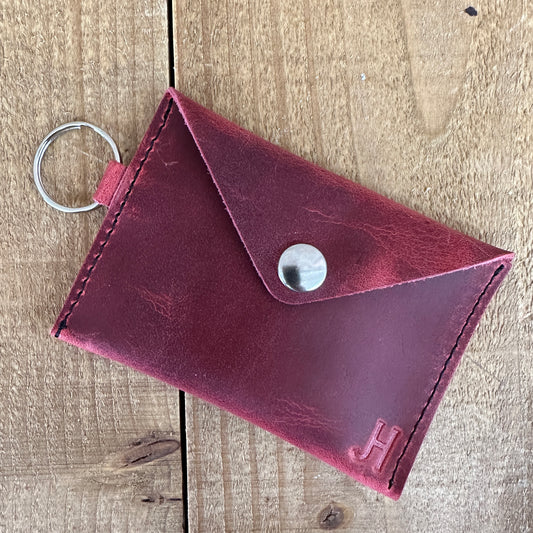 Keychain Cardholder - Charger Red