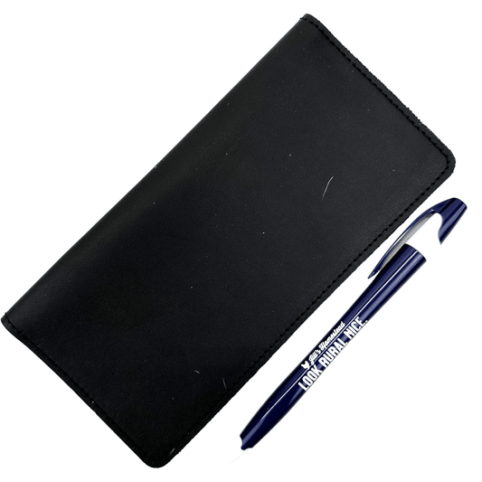 Checkbook Cover - Black