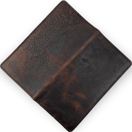 Checkbook Cover - Chestnut - Jill's Homestead