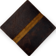 Checkbook Cover - Chestnut - Jill's Homestead