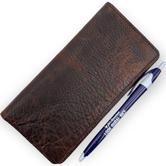 Checkbook Cover - Chestnut