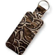 Lip Balm Holder - Brown Rose + Gold Highlights - Jill's Homestead