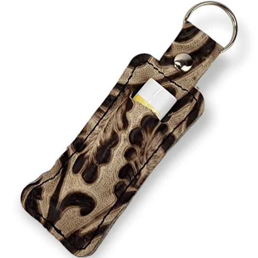 Lip Balm Holder - Cowboy Ivory/Brown - Jill's Homestead
